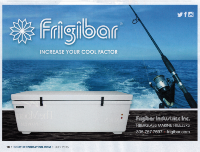 Frigibar in Southern Boating Magazine